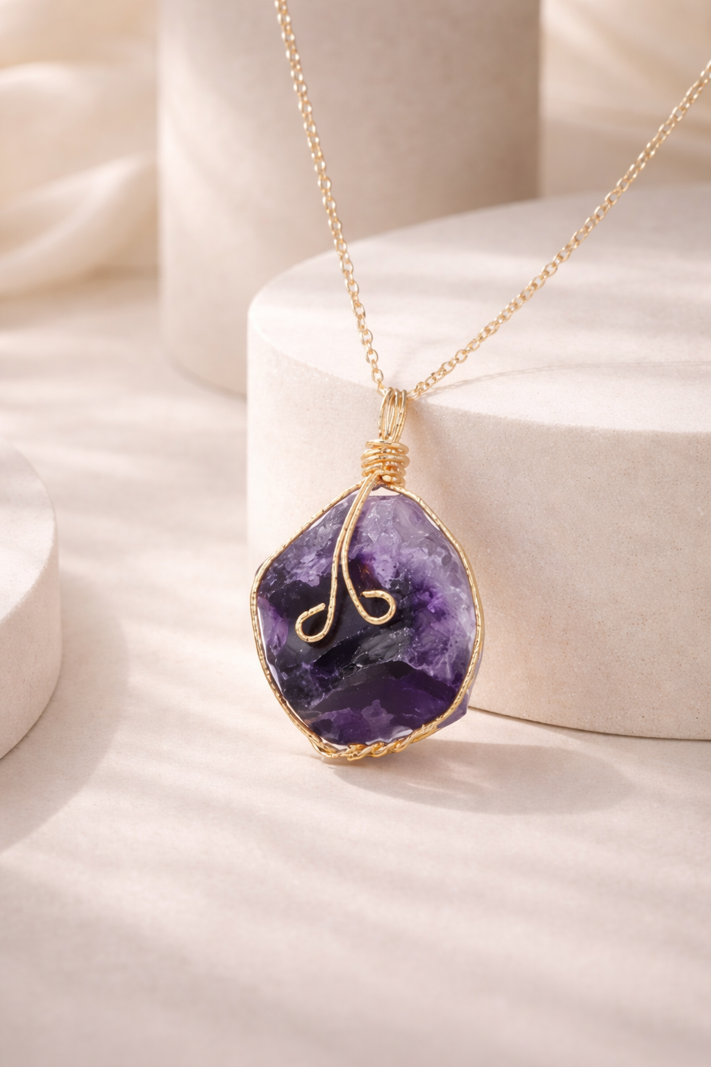 RecoMango | AuraWrap — Natural Chakra Gemstone Necklace