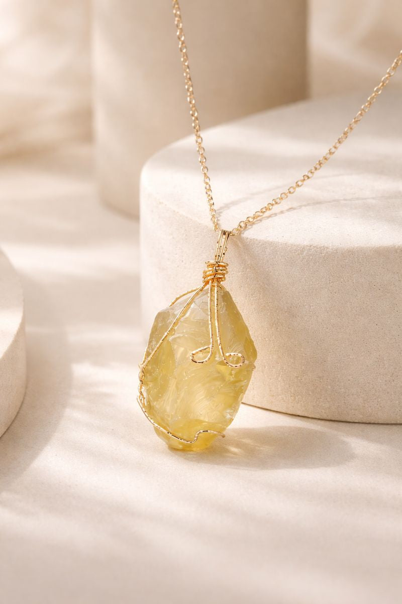 RecoMango | AuraWrap — Natural Chakra Gemstone Necklace