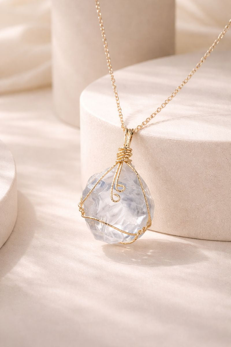 RecoMango | AuraWrap — Natural Chakra Gemstone Necklace